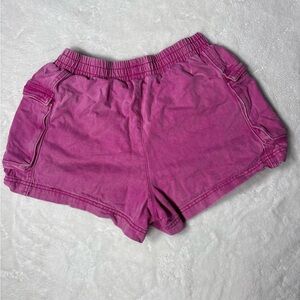 Forever 21 Pink Pull On Cargo Shorts